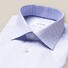Eton Signature Twill Cotton Tencel Check Overhemd Paars Melange