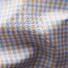 Eton Signature Twill Cotton Tencel Check Shirt Off White Melange
