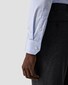Eton Signature Twill Cutaway Collar Extra Long Sleeve Overhemd Licht Blauw
