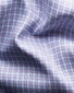 Eton Signature Twill Fine Check Organic Cotton Overhemd Roze-Blauw