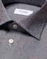 Eton Signature Twill Fine Pattern Shirt Black