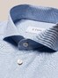 Eton Signature Twill Fine Stripe Shirt Light Blue