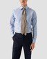 Eton Signature Twill Fine Three Color Houndstooth Shirt Blue