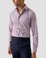 Eton Signature Twill Fine Three Color Houndstooth Shirt Red