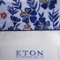 Eton Signature Twill Floral Contrast Overhemd Wit