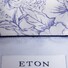 Eton Signature Twill Floral Detail Overhemd Licht Blauw