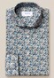 Eton Signature Twill Flowers Overhemd Blauw