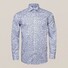 Eton Signature Twill Geometric Pattern Shirt Blue