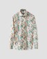 Eton Signature Twill Luxury Watercolor Painted Fantasy Floral Pattern Overhemd Groen-Multi
