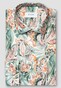 Eton Signature Twill Luxury Watercolor Painted Fantasy Floral Pattern Overhemd Groen-Multi