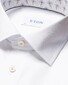 Eton Signature Twill Organic Cotton Subtle Contrast Shirt White