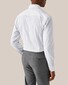Eton Signature Twill Subtle Texture Fine Stripe Shirt White