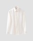 Eton Signature Twill Tuxedo Shirt French Cuffs Hidden Button Placket Off White