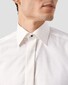 Eton Signature Twill Tuxedo Shirt French Cuffs Hidden Button Placket Off White