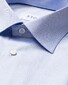 Eton Signature Twill Uni Cutaway Overhemd Licht Blauw