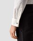 Eton Signature Twill Uni French Cuff Hidden Button Placket Shirt Off White