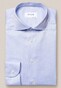 Eton Signature Twill Wide Spread Uni Overhemd Licht Blauw