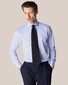 Eton Signature Twill Wide Spread Uni Overhemd Licht Blauw