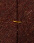 Eton Silk Cotton Blend Uni Fine Texture Tie Dark Orange