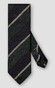 Eton Silk Grenadine Diagonal Stripe Tie Dark Green