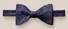 Eton Silk Lurex Blend Self Tied Bow Tie Dark Evening Blue