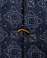 Eton Silk Medallion Pattern Das Navy