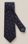 Eton Silk Wool Blend Floral Pattern Tie Navy