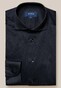 Eton Single Jersey Knit Extra Long Staple Two-Ply Cotton Overhemd Navy