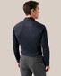 Eton Single Jersey Knit Extra Long Staple Two-Ply Cotton Shirt Navy