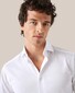 Eton Single Jersey Knit Extra Long Staple Two-Ply Cotton Shirt White