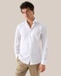 Eton Single Jersey Knit Extra Long Staple Two-Ply Cotton Shirt White