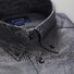 Eton Slim Cotton & Hemp Overhemd Antraciet Melange