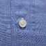 Eton Slim Cotton & Hemp Overhemd Midden Blauw Melange