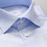 Eton Slim Dubbele Manchet Cutaway Overhemd Licht Blauw