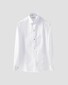 Eton Slim Evening Piqué French Cuffs Extra Long Staple Cotton Shirt White