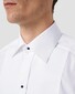 Eton Slim Evening Piqué French Cuffs Extra Long Staple Cotton Shirt White