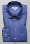 Eton Slim Indigo Effect Shirt Overhemd Pastel Blauw