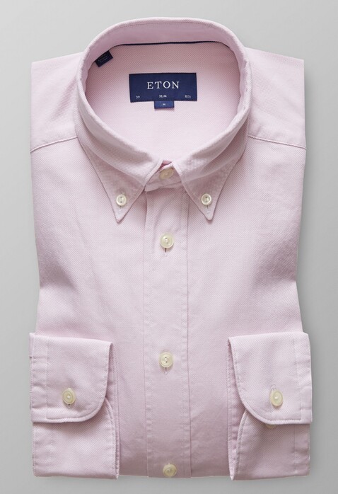 Eton Slim Uni Royal Oxford Shirt Pink