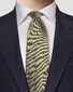 Eton Smart Casual Silk Linen Blend Faux-Uni Irregular Texture Tie Green