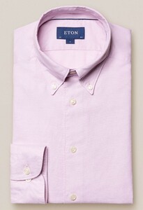 Eton Soft Royal Oxford Uni Overhemd Roze
