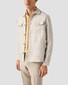 Eton Soft Touch Natural Stretch Fine Knit Cotton Cashmere Trui Geel