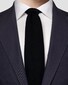 Eton Solid Woven Soft Cashmere Tie Navy