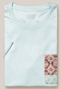 Eton Special Edition Filo di Scozia T-Shirt Licht Groen