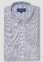 Eton Stripe Signature Oxford Button Down Overhemd Donker Blauw