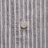 Eton Striped Cotton Linen Overhemd Diep Bruin