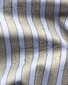 Eton Striped Cotton Lyocell Stretch Shirt Green