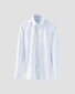 Eton Striped Cotton Tencel Micro Stripe Shirt Light Blue