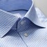 Eton Striped Dot Twill Shirt Blue
