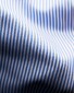 Eton Striped Fine Twill Cotton Overhemd Blauw