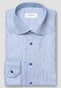 Eton Striped Fine Twill Cotton Shirt Blue